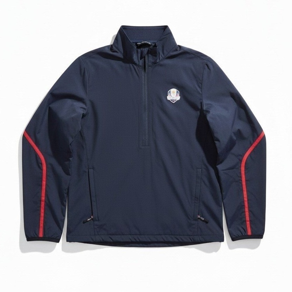 RLX Ralph Lauren Ryder Cup 2014 Jacket XXL Navy‎ Blue 1/4 Zip Golf Gorpcore
